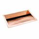 lavabo sospeso / in rame / rettangolare / moderno