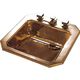 lavabo da incasso / in rame / contemporaneo