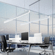 luce a sospensione / LED / a tubo fluorescente / lineare