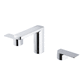 miscelatore doppio comando per lavabo / da appoggio / in ottone cromato / in acciaio inossidabile