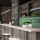 pannello decorativo da parete / per cucina / per stanza da bagno / per arredamento