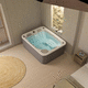 spa da incasso / fuoriterra / rettangolare / 3 posti