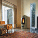 stufa a pellet / 0 - 5 kW / 5 kW...10 kW / multicombustibile