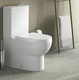 WC monoblocco / in ceramica