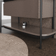 scaffale basso / contemporaneo / in ceramica / con contenitore