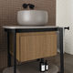 cassetto da interno / contract / in legno / con vani portaoggetti