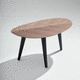 tavolino basso moderno / in rovere / in noce / in legno tinto