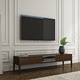 mobile porta TV moderno / con cassetti / in rovere / in noce