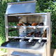 barbecue a carbonella / professionale / da appoggio / in acciaio inox