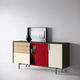 credenza contemporanea / in rovere / in frassino / con ripiano