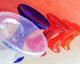 sgabello contemporaneo / in plastica / con base centrale
