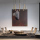 lampada a sospensione / in alluminio / contemporanea / con cavo