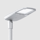 lampione urbano / moderno / in metallo / LED