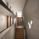 luce a sospensione / LED / rotonda / piatta