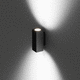 faretto a muro / LED / rettangolare / IP65
