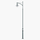 lampione urbano / moderno / in alluminio / LED