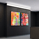 profilo luminoso a muro / LED / sistema d'illuminazione modulare / per fiera