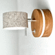 applique contemporanea / da interno / in lana / in rovere
