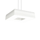 luce a sospensione / LED / quadrata / in ghisa di alluminio