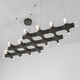 lampada a sospensione / in Plexiglas® / in metallo / moderna
