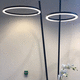 lampada da terra / in alluminio estruso / contemporanea / con cavo