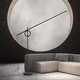 lampada da terra / in metallo / contemporanea / con cavo