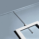 cornice in acciaio / in PVC / sospesa