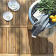 listone per esterno in teak / termotrattato / FSC