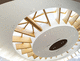 asse di legno massello / lamellare impiallacciato / di protezione / per soffitto