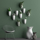 vaso moderno / in ceramica / a muro