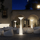 colonna luminosa contemporanea / in polietilene / LED / da interno