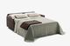 divano letto / contemporaneo / in tessuto