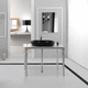 lavabo da appoggio / in ceramica / lucido / finitura opaca