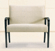 poltrona medica in tessuto / in legno / bariatrica / beige