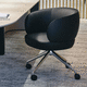 sedia visitatore contemporanea / da interno / in pelle / in tessuto