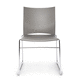 sedia visitatore contemporanea / da interno / in metallo / con supporto in metallo