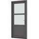 porta d'ingresso / in legno / in alluminio / battente