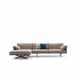 divano modulare / moderno / grigio / beige