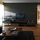 mobile porta TV moderno / lowboard / in legno / in vetro