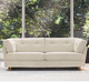 divano letto / classico / beige / bianco