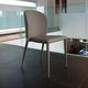 sedia contemporanea / da interno / in metallo / in ecopelle