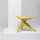 sgabello design originale / in frassino / in noce / con supporto in legno