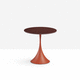 tavolo d'appoggio design originale / impiallacciato in legno / in ceramica / in HPL