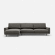 divano d'angolo / a semicerchio / design / in espanso