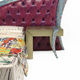comodino in stile / in legno / con supporto in legno / rettangolare