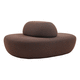 pouf contemporaneo / in tessuto / con rivestimento rimovibile / per uso contract
