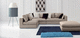 divano modulare / moderno / beige / grigio