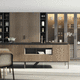 cucina contemporanea / in rovere / con isola / di grandi dimensioni