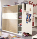 armadio contemporaneo / in legno / con ante battenti / per bambini