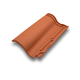 tegola romana marsigliese / piana / doppia / in terracotta